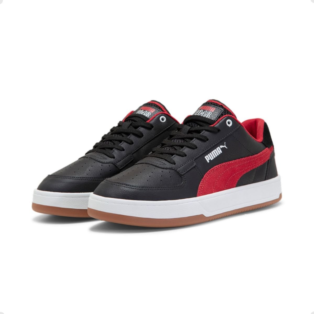 Tenis Casual Masc Puma Caven 2.0 Retro Club 399014-02 Black/Red/White 5