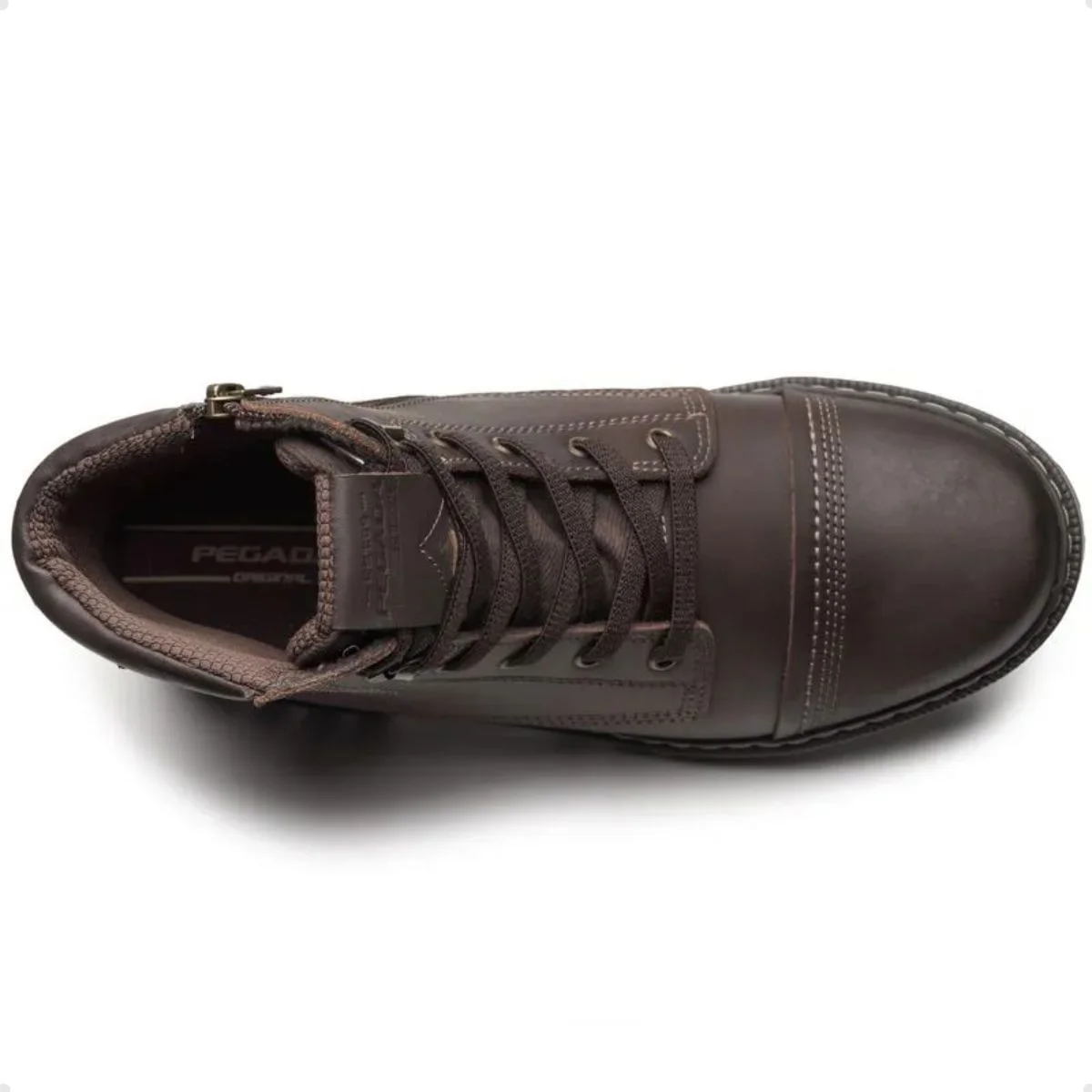 Bota Masculina Coturno Pegada Marrom Pinhão 1