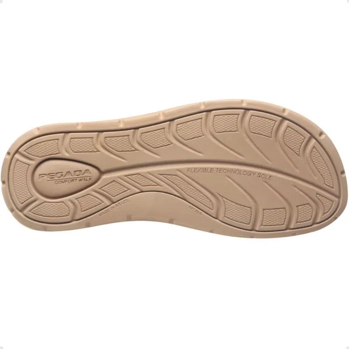 Pantufa Feminina Aberta Pegada Em Tecido Branca Areia 4