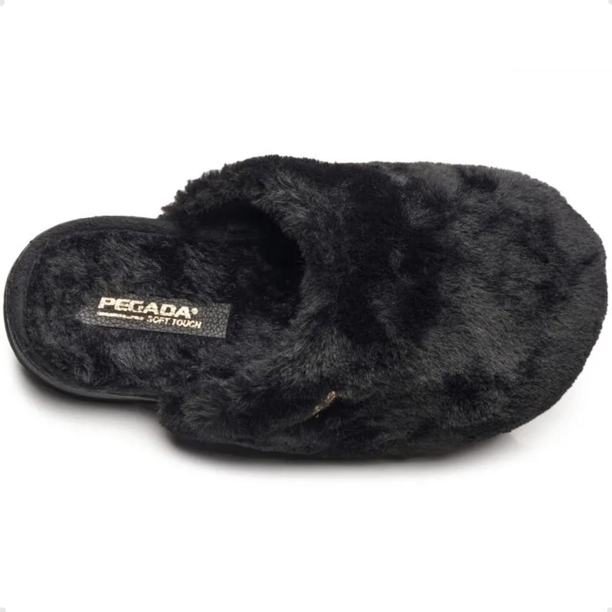 Pantufa Fem Aberto Pegada  266007 Fixo-02 Preto 3