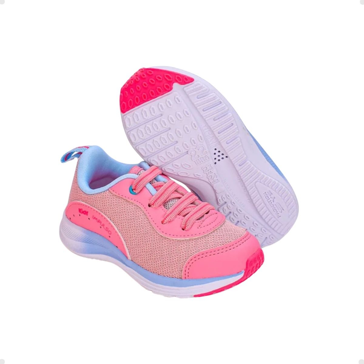 Tenis Running Inf Kidy 0411166-8310 Rosa/Azul/Pink 5