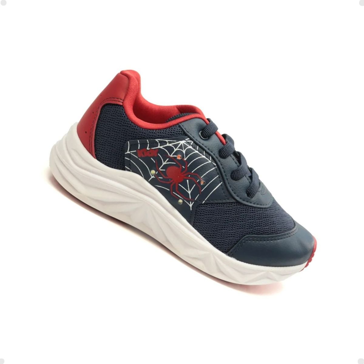 Tenis Running Inf Kidy  0350093-0080 Preto/Vermelho 2