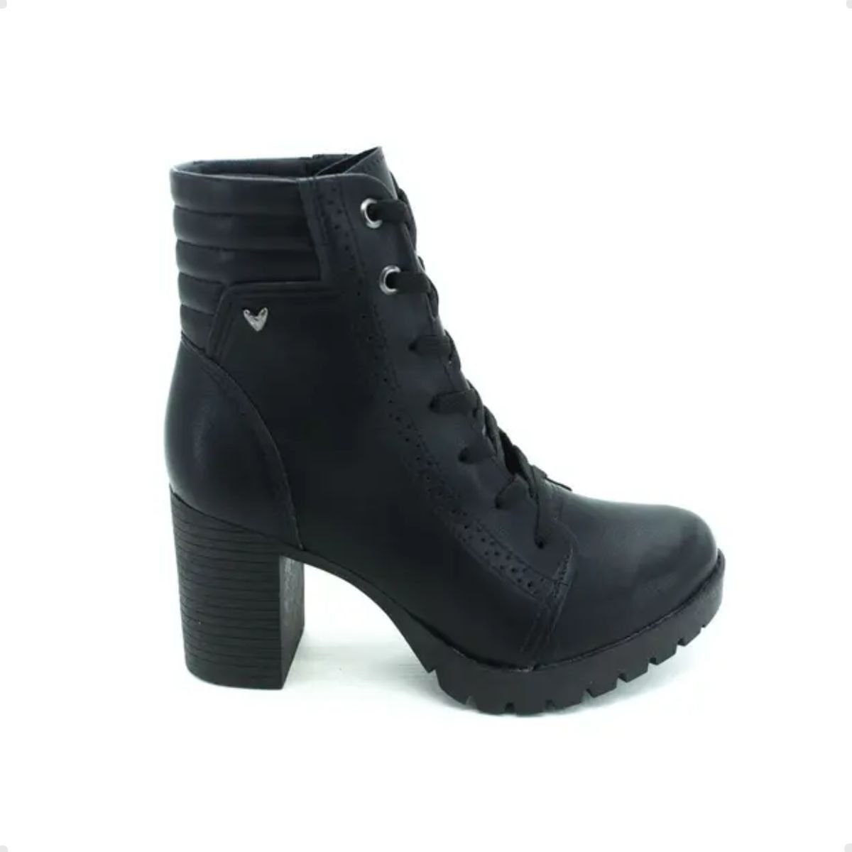 Bota Feminina Coturno Mississipi Preta Preto 1