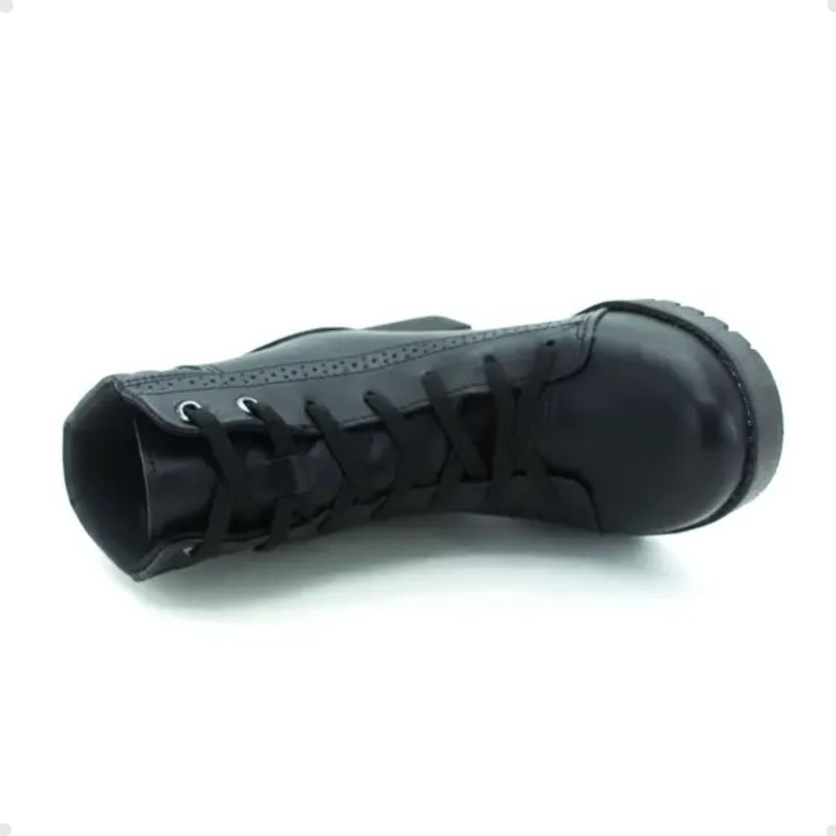 Bota Feminina Coturno Mississipi Preta Preto 3