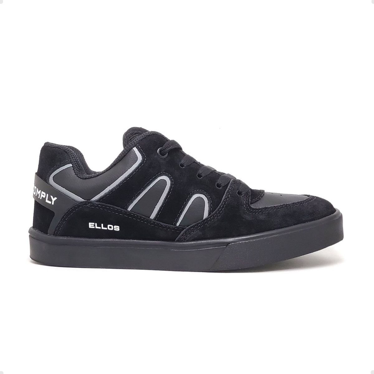 Tenis Street Masc Street Comply  Co92001 Preto/Preto 3