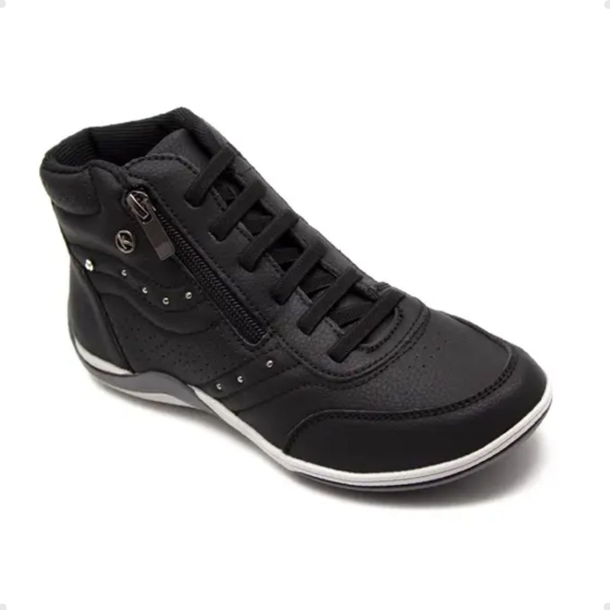 Tenis Moda Fem Kolosh C3662-0001 Preto 2