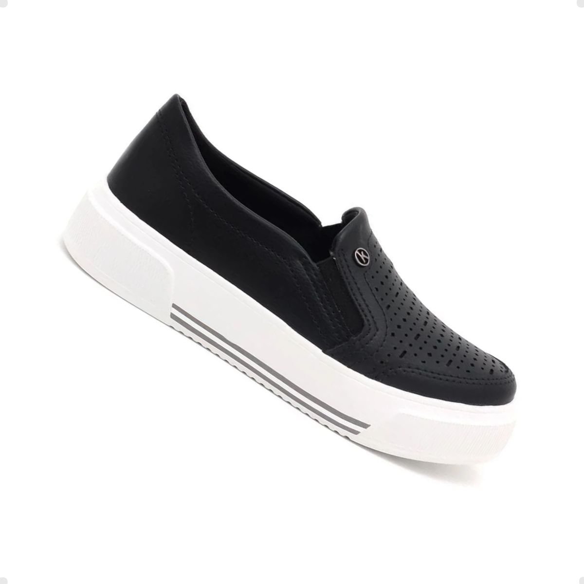 Tenis Moda Fem Kolosh  C3546-0001 Preto 2