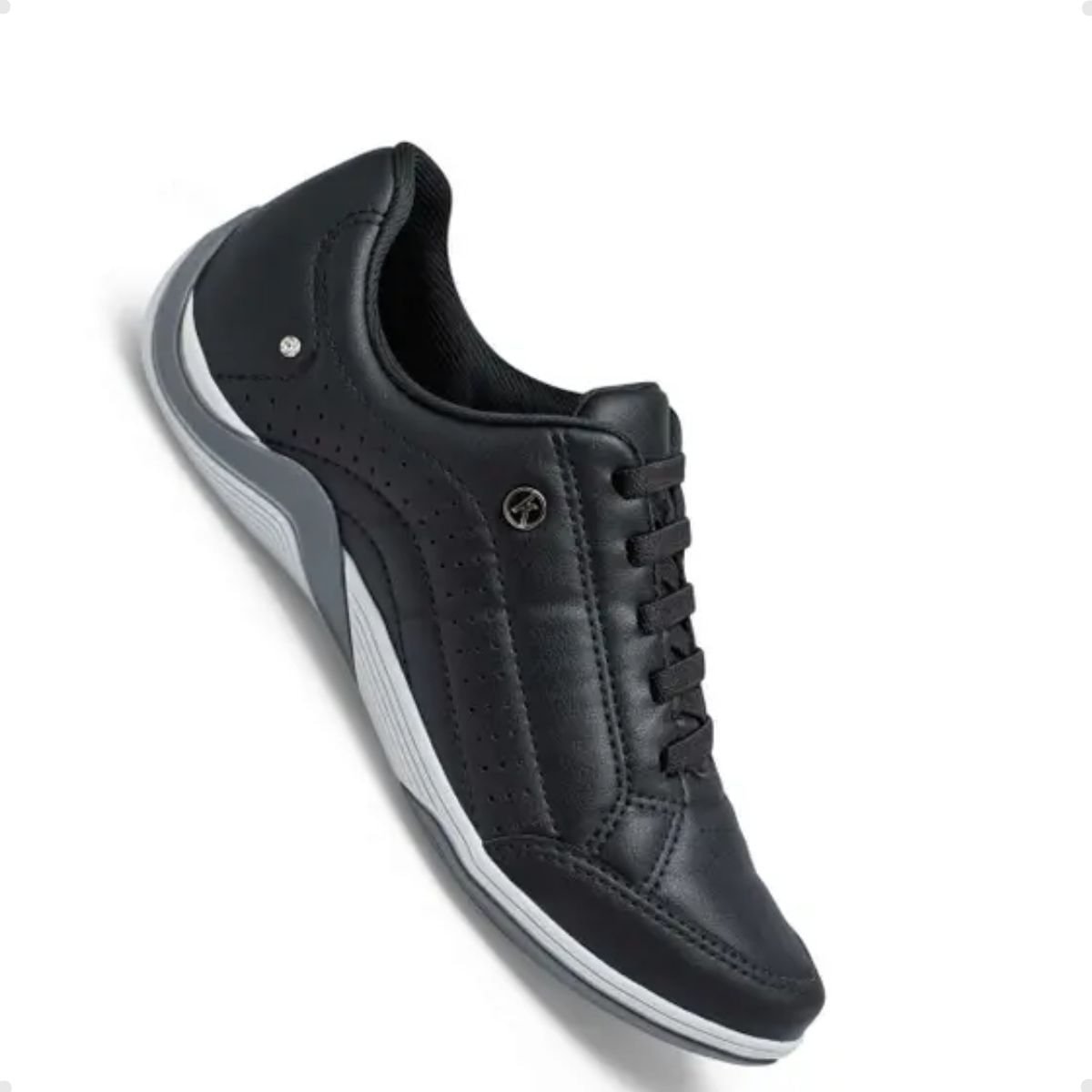Tenis Moda Fem Kolosh  C3663-0001 Preto 5
