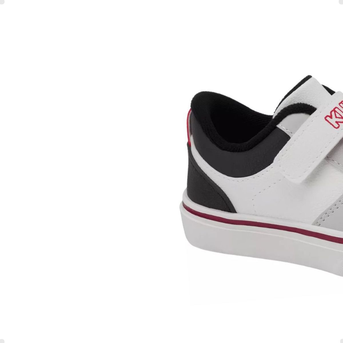 Tenis Casual Bebe Klin  259.060.000-1682 Branco/Preto/Vermelho 5
