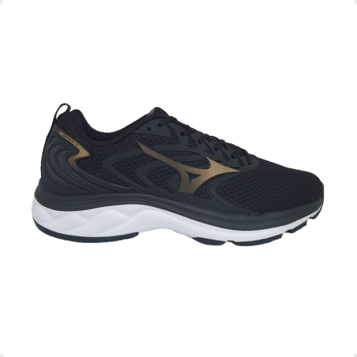 Tênis Running Masculino Mizuno Space 4 Preto Preto 3