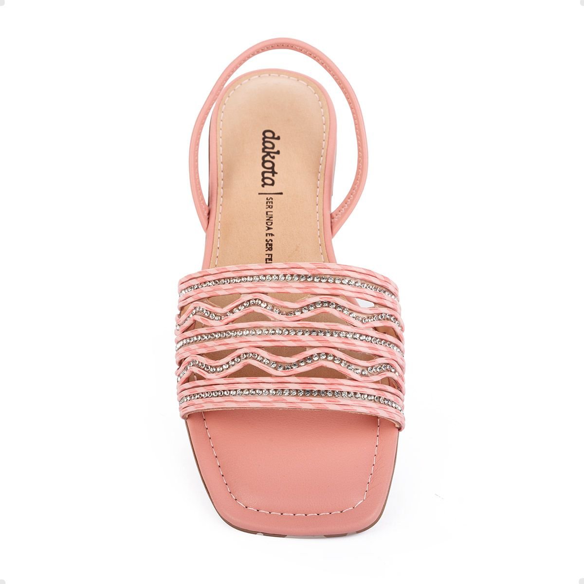 Sandalia Fem Rasteira Dakota  Y6522-0004 Rosa 4