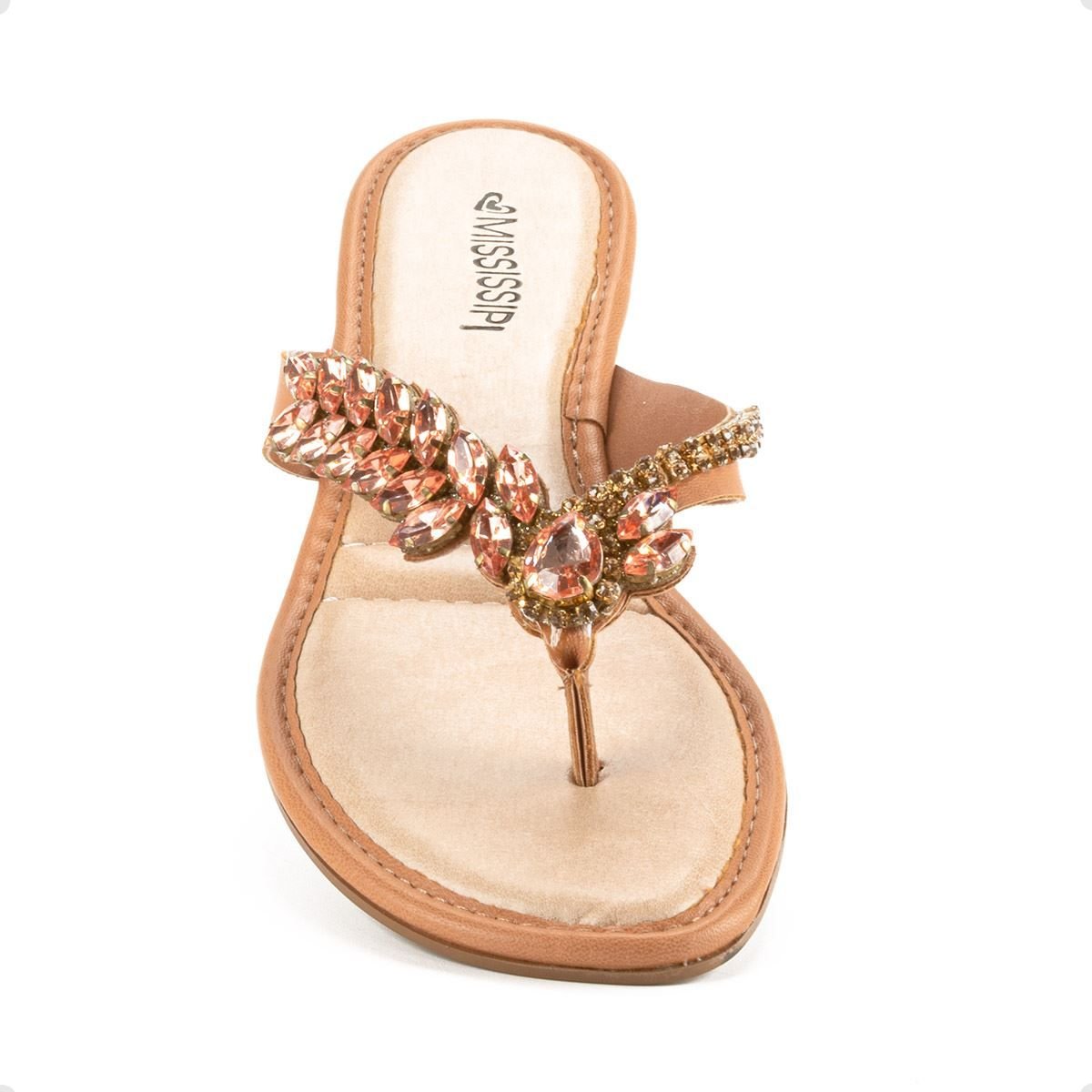 Tamanco Fem Salto Baixo Mississipi  Ma622-0003 Marrom 2