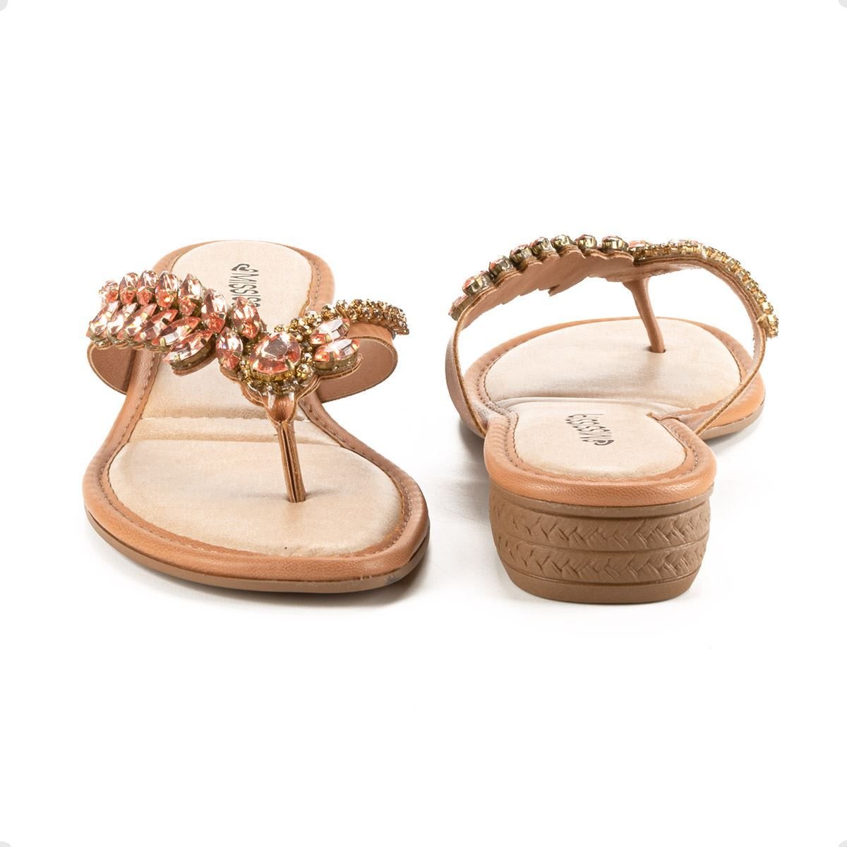 Tamanco Fem Salto Baixo Mississipi  Ma622-0003 Marrom 4