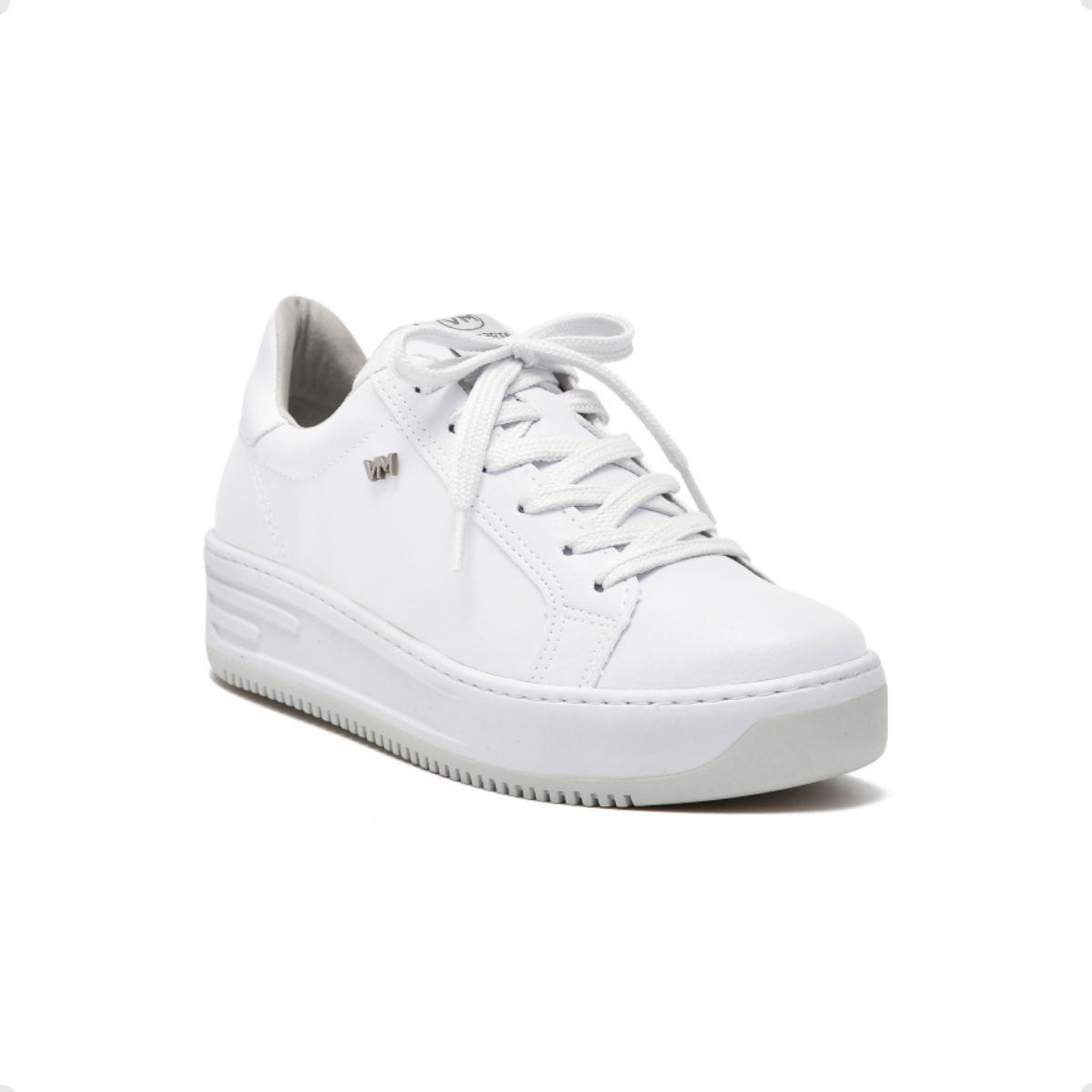 Tênis Moda Feminino Casual Via Marte Branco Branco 1
