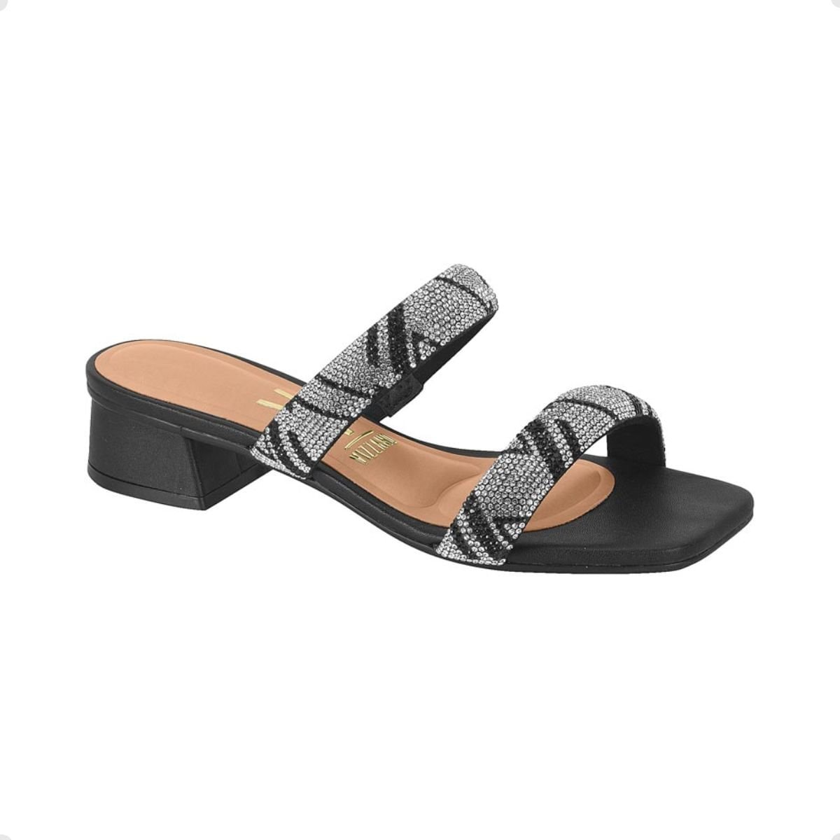 Tamanco Fem Salto Baixo Vizzano 6454.122-24448.71970 Preto 1