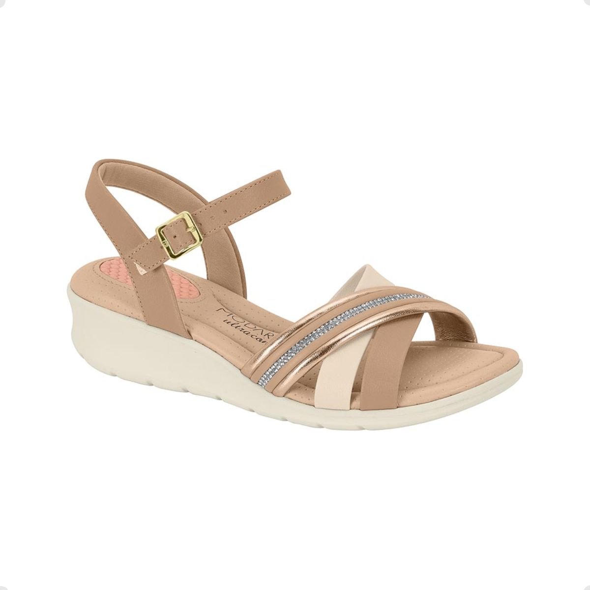 Sandalia Fem Anabela Modare  7190.102-23524.98402 Bege 1