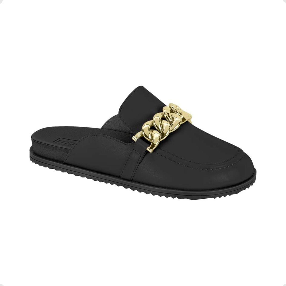 Sapato Fem Mule Mocassim Moleca  5743.104-9569.15758 Preto 1