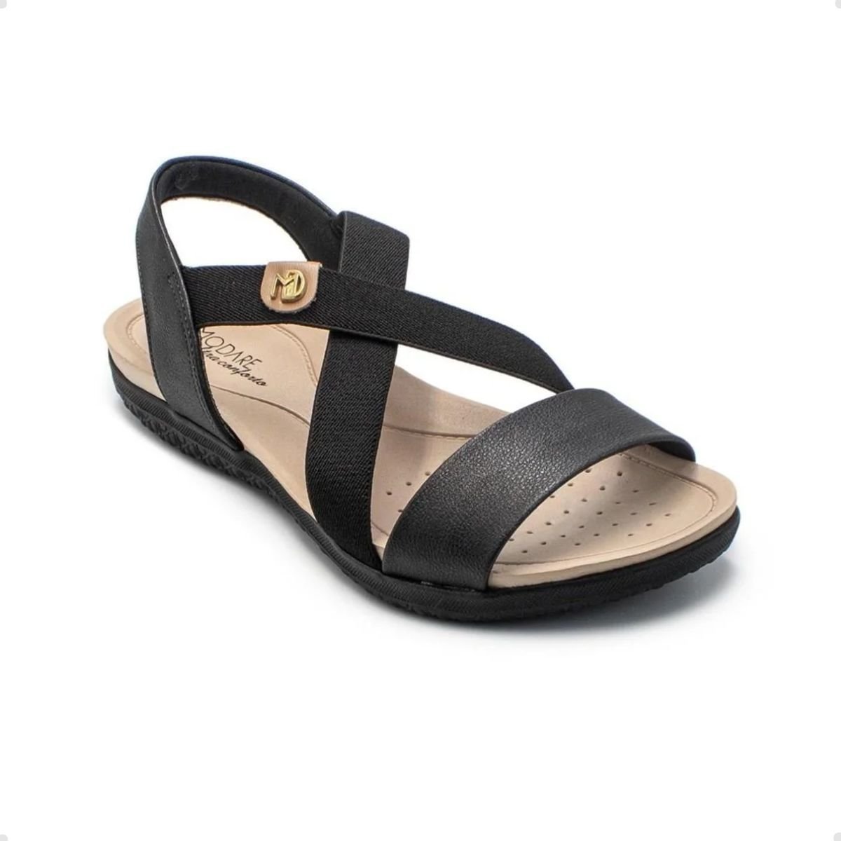 Sandalia Fem Anabela Modare  7125.249-26892.96782 Preto 2