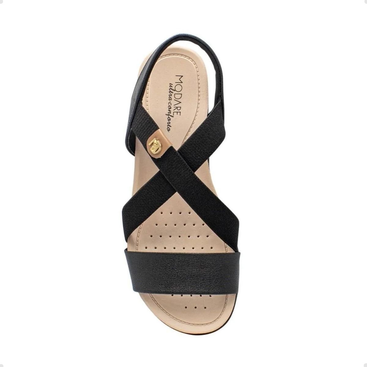 Sandalia Fem Anabela Modare  7125.249-26892.96782 Preto 3