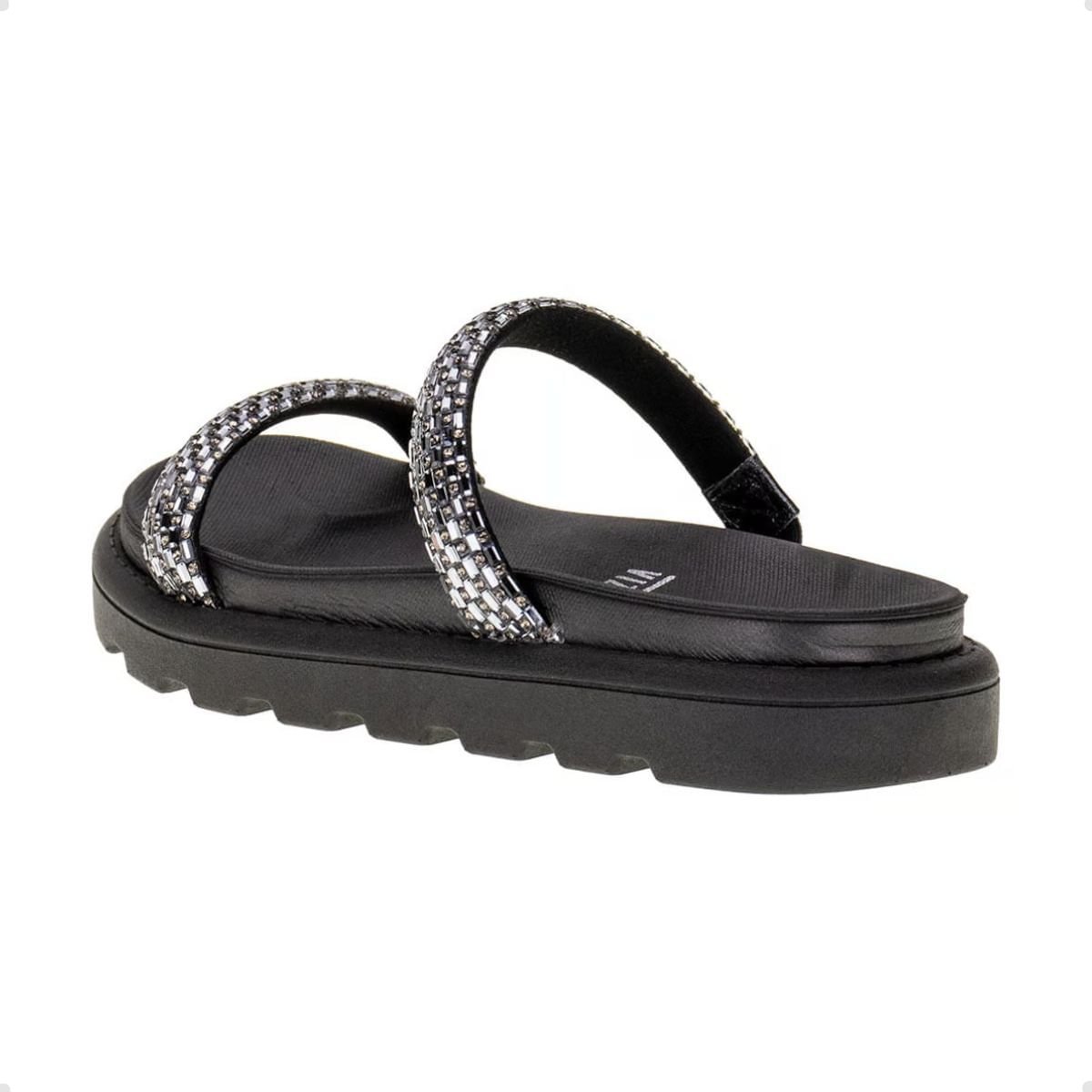 Tamanco Feminino Papete Vizzano Preto Preto 4