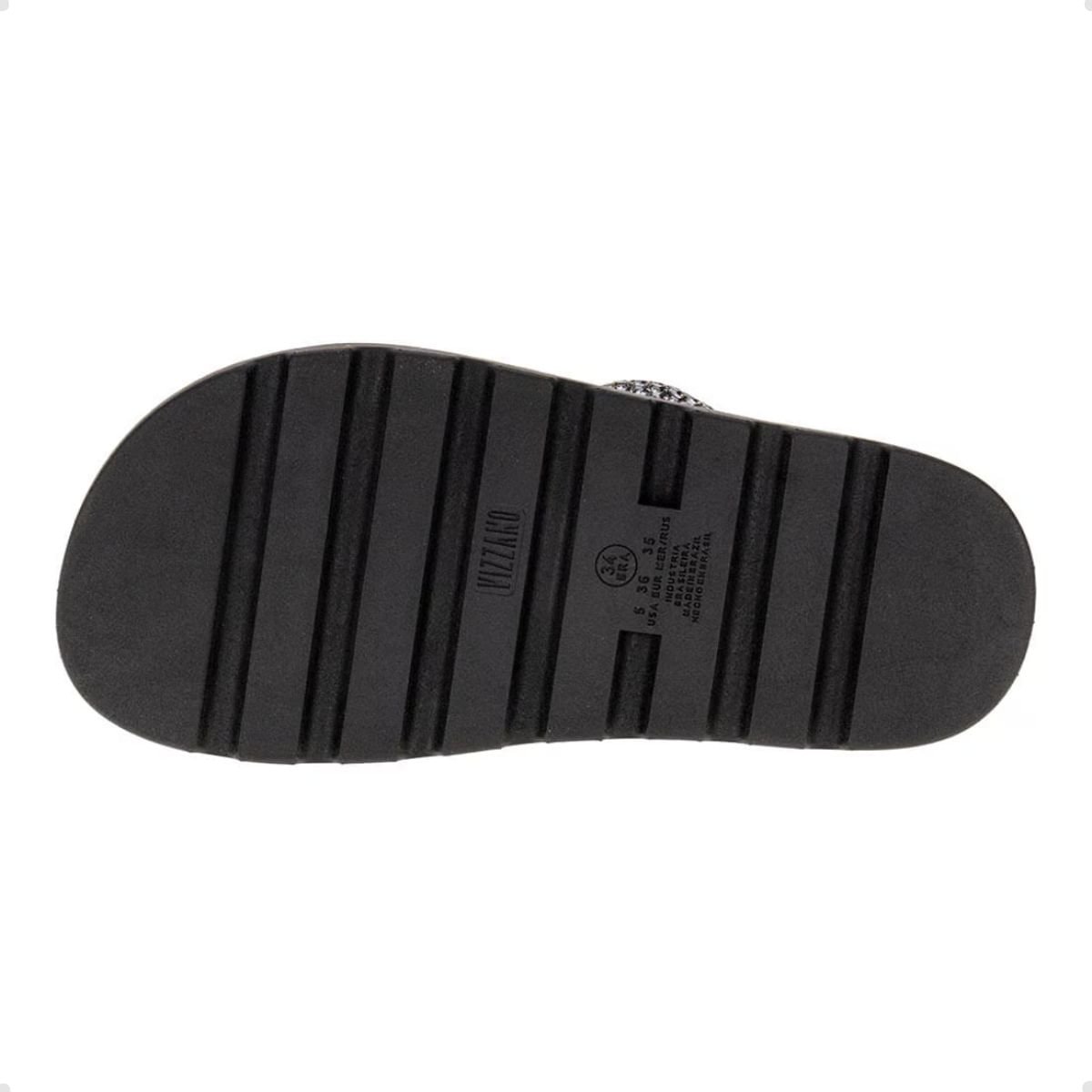 Tamanco Feminino Papete Vizzano Preto Preto 5