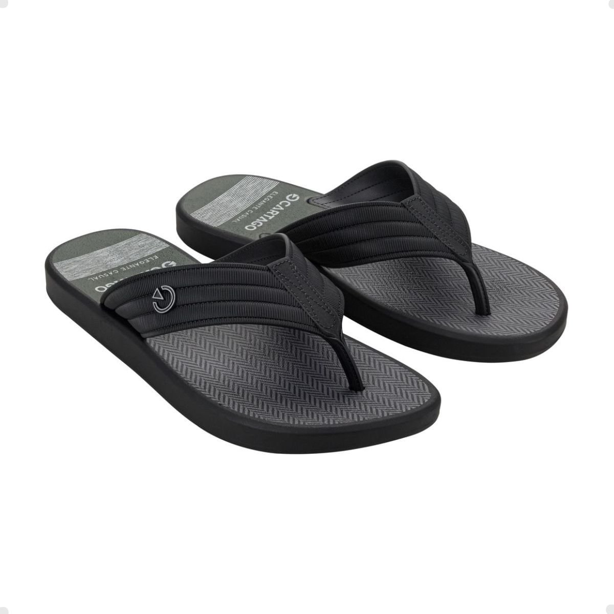 Chinelo Masc Dedo Cartago  11729-Bd492 Preto 5