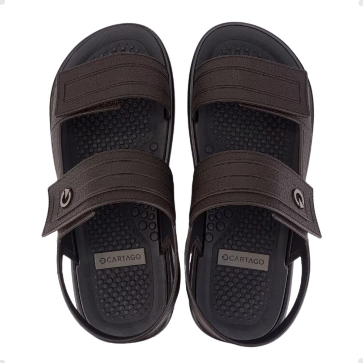 Sandalia Masc Cartago Ah763 12040-Veneto Marrom 3