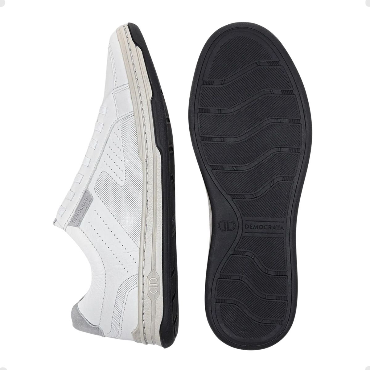 Sapatenis Masc Democrata Jay 151401-005 Branco 4