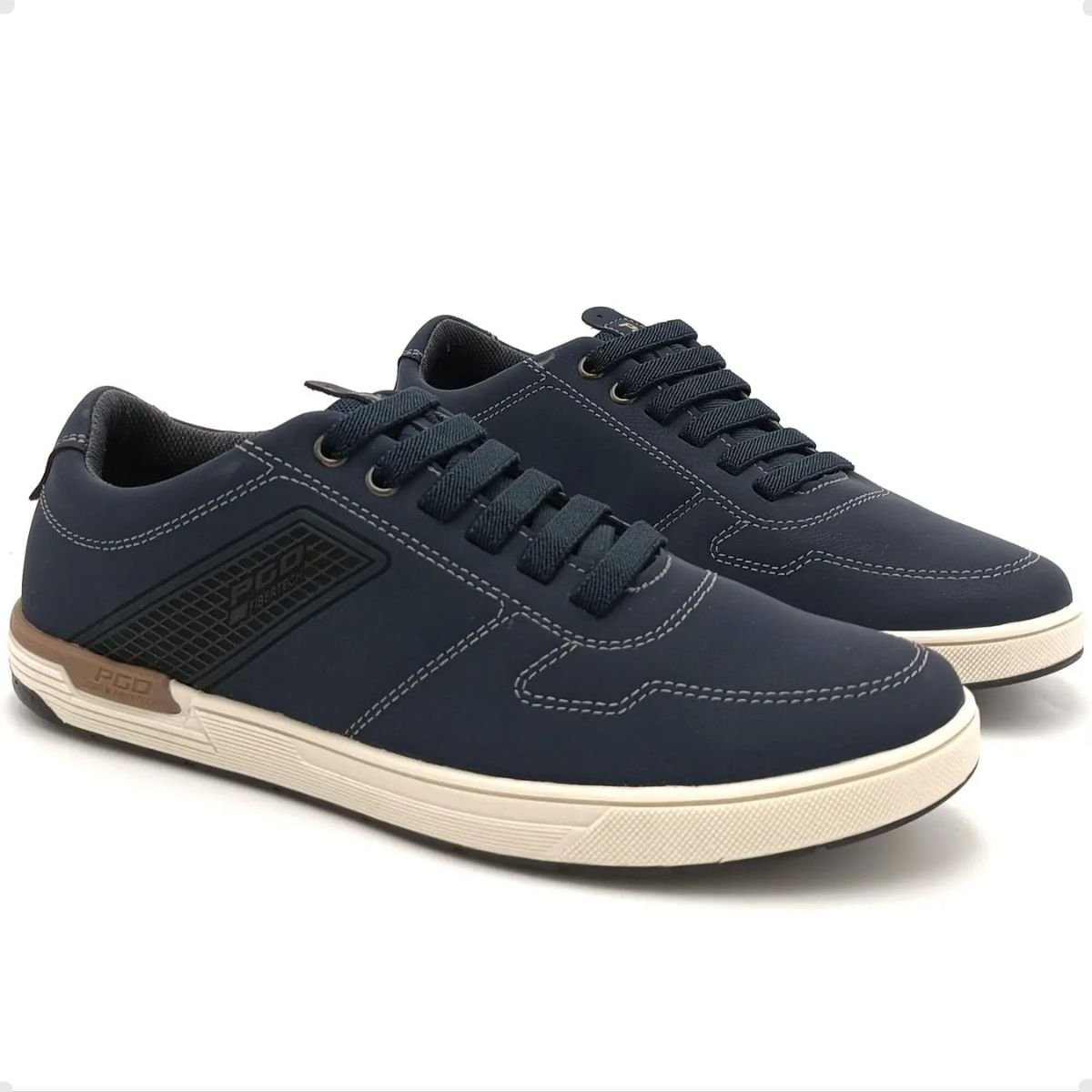 Sapatenis Masc Pgd  171308-07 Azul 3