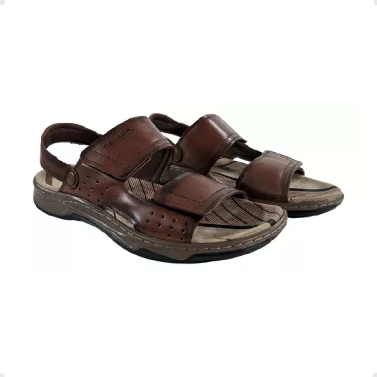 Sandalia Masc Pegada  132254 Marrom 3