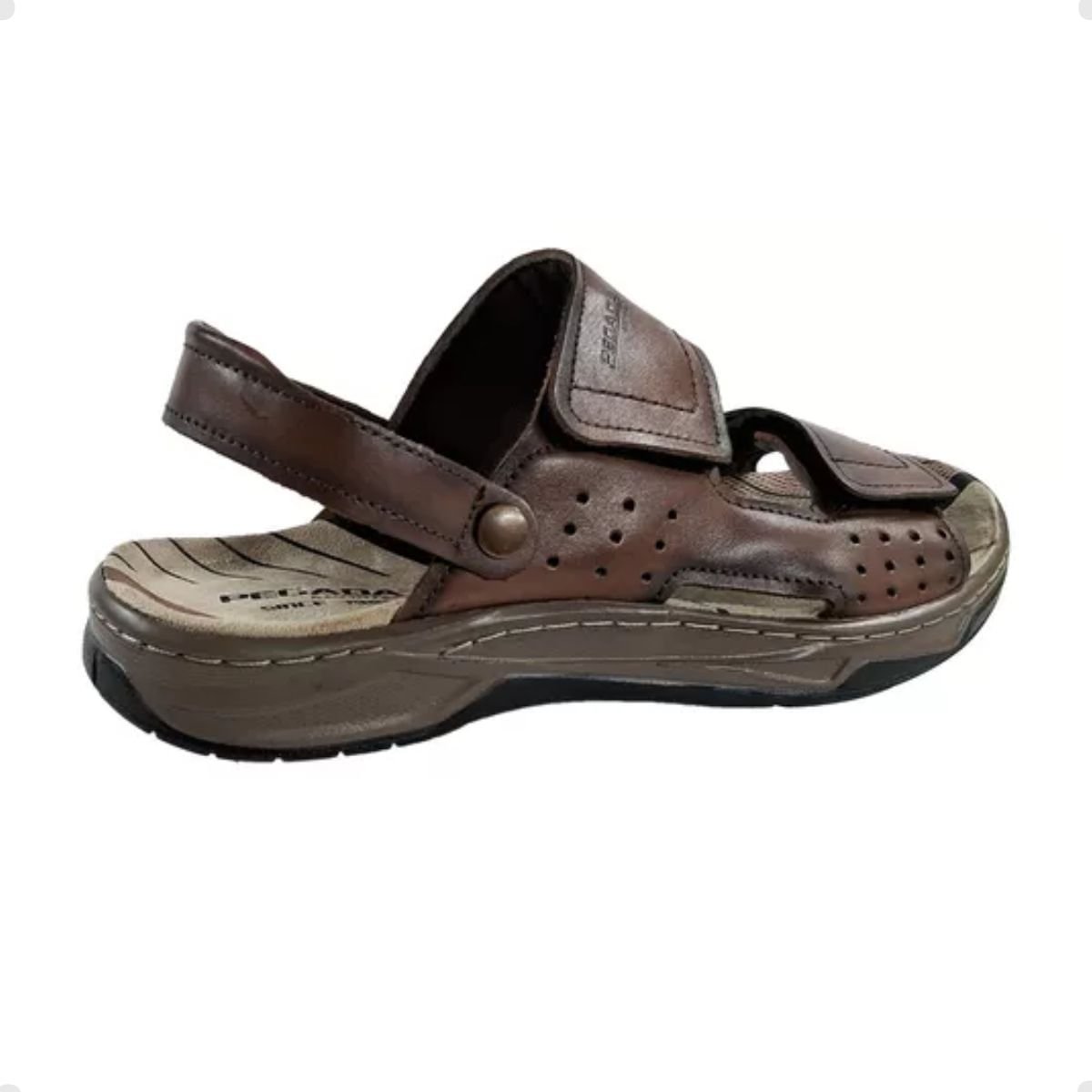 Sandalia Masc Pegada  132254 Marrom 4