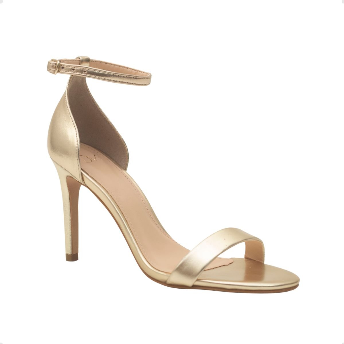 Sandalia Fem Salto Alto Fino Dayane Magalhães 439.10077- Dourado 2
