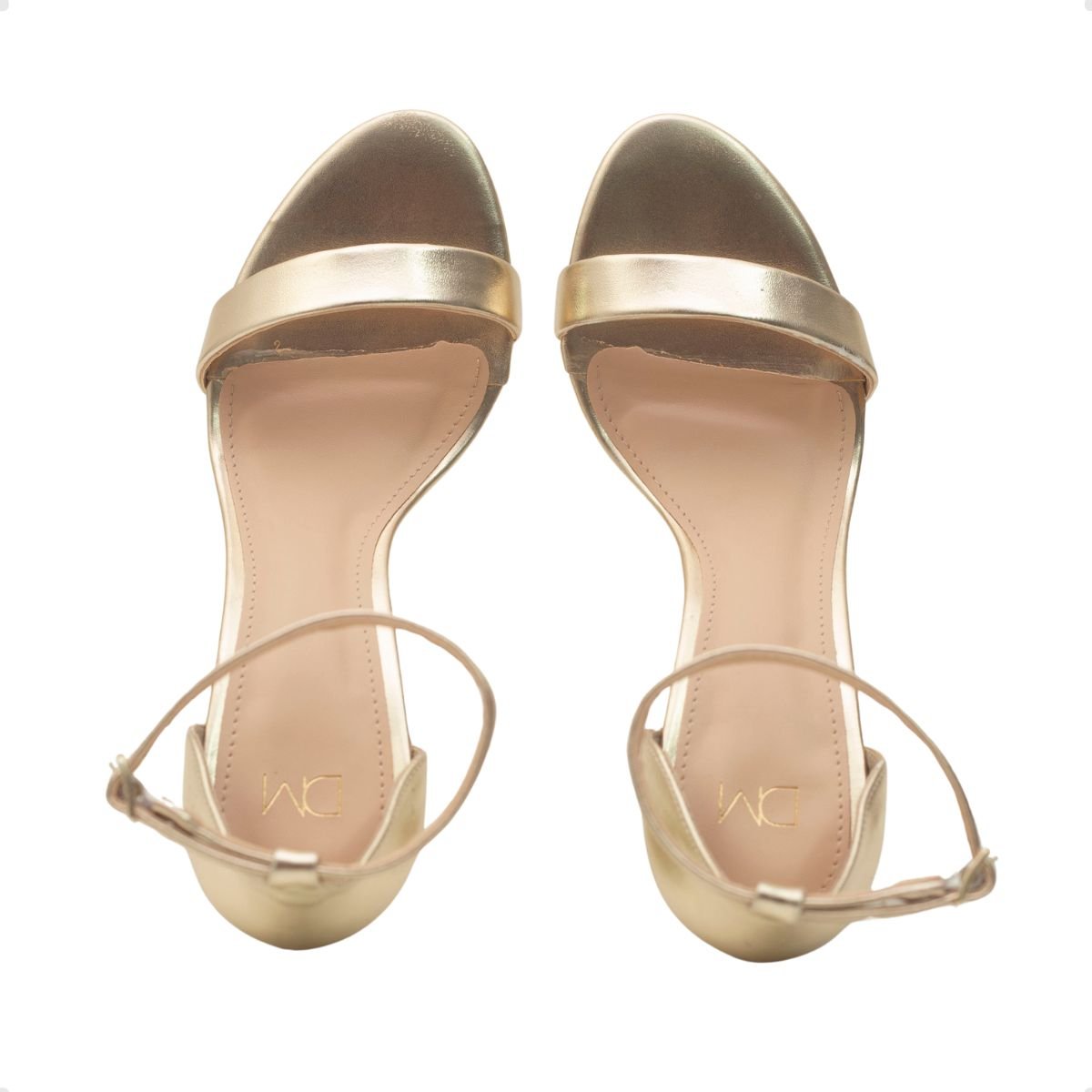 Sandalia Fem Salto Alto Fino Dayane Magalhães 439.10077- Dourado 3