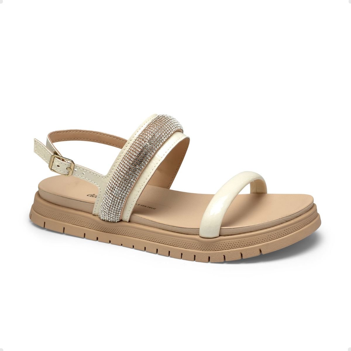 Sandalia Fem Papete Dakota Y7721-0001 Branco 2