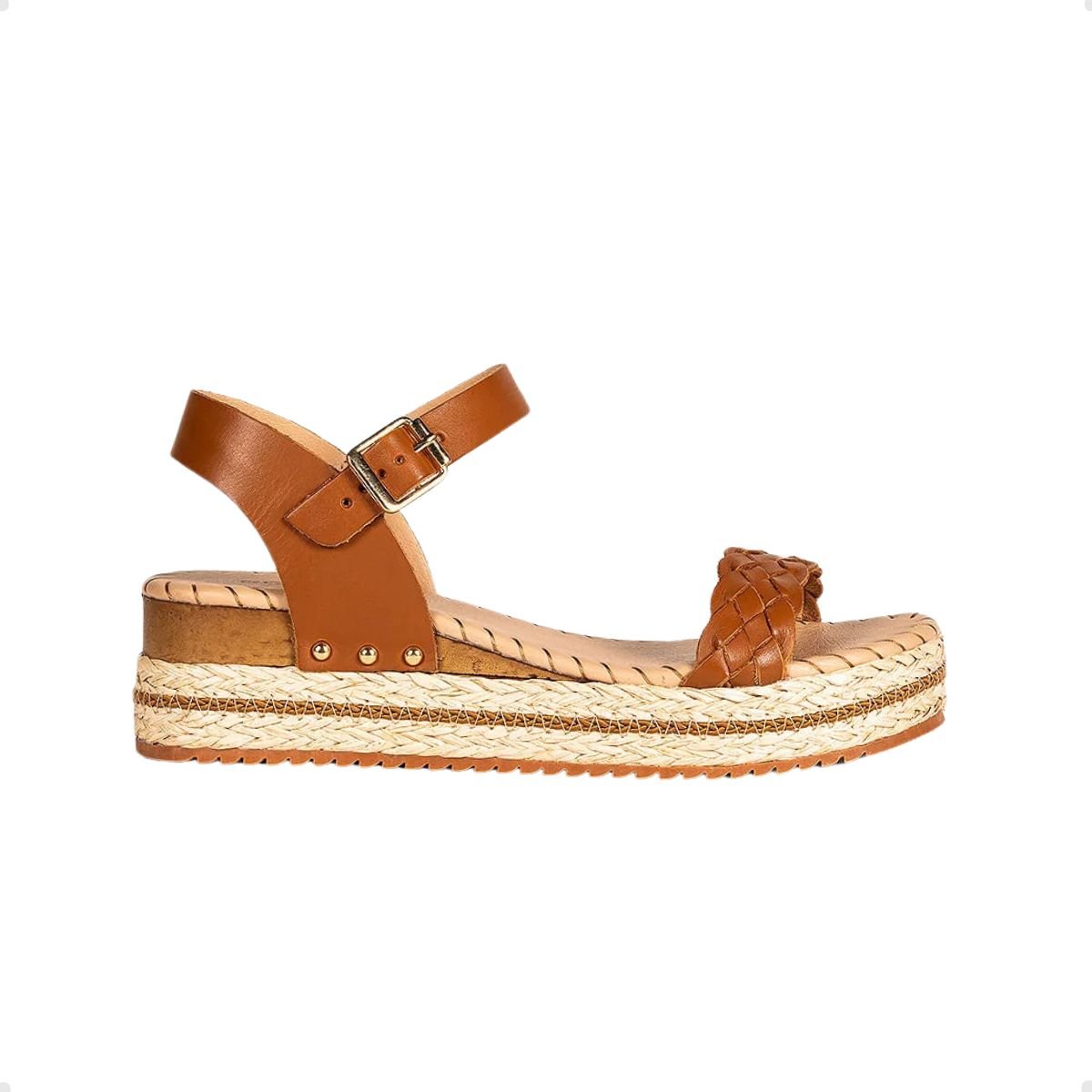 Sandalia Fem Anabela Bottero  364201-15 Marrom 1