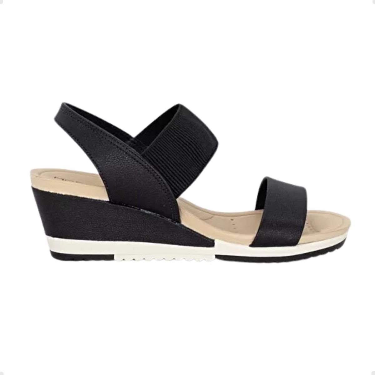 Sandalia Fem Anabela Modare 7123.107 Preto 1