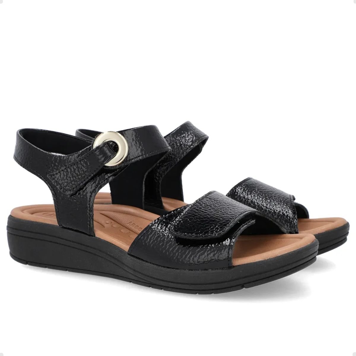 Sandália Feminina Papete Usaflex Preta Preto 3