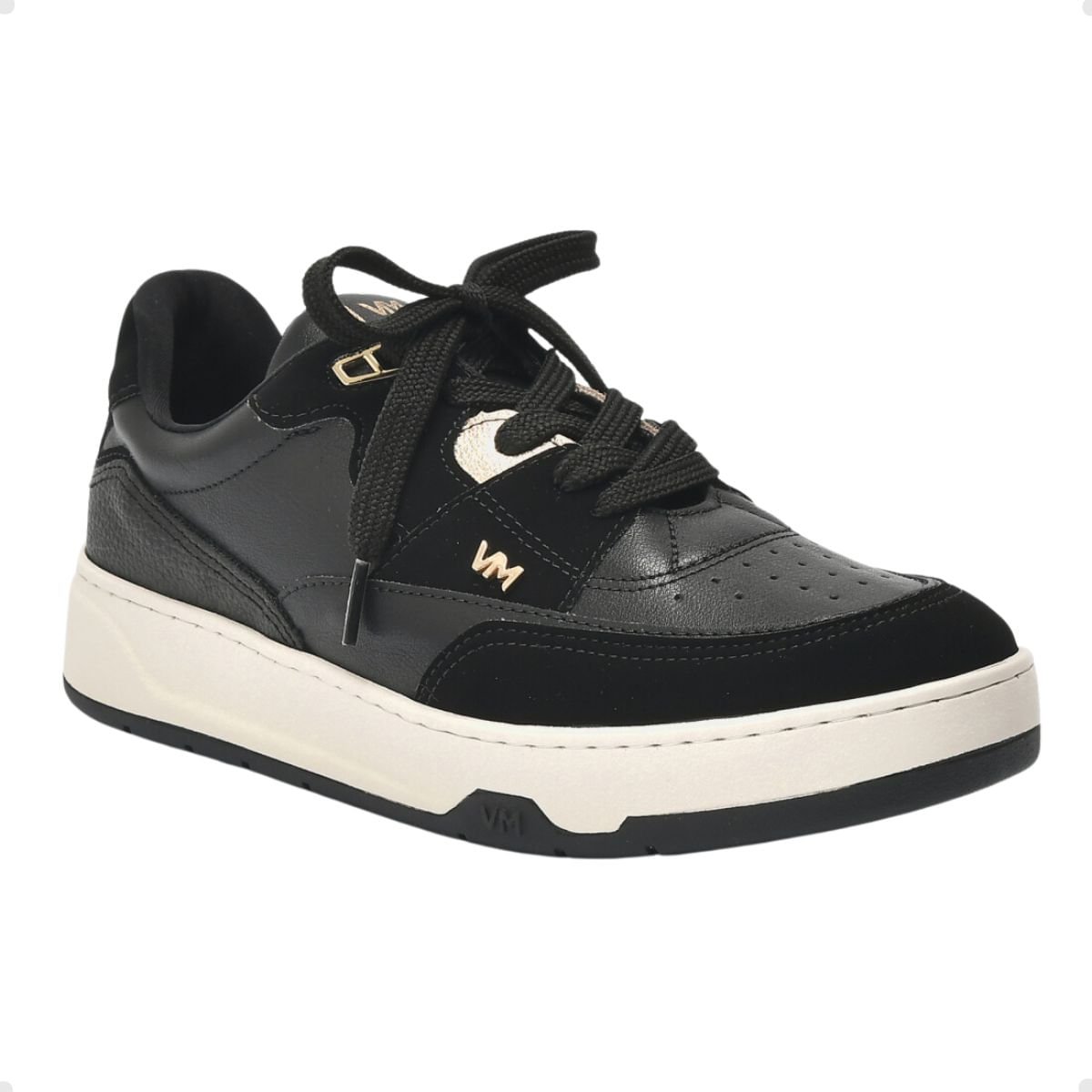 Tênis Moda Feminino Via Marte Preto Preto 2