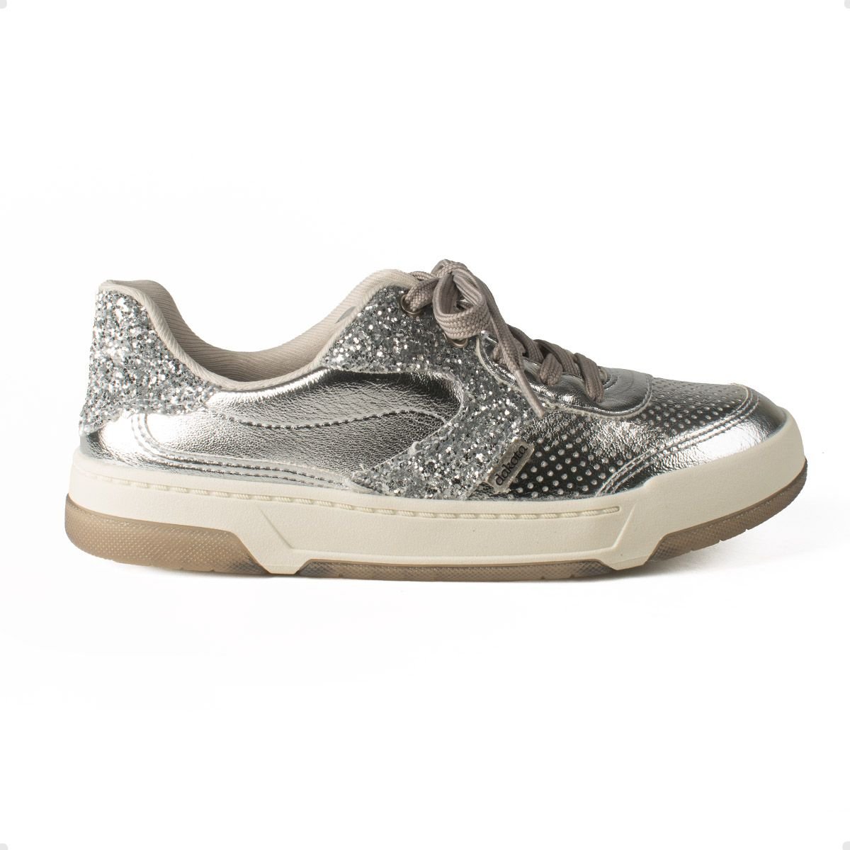 Tenis Moda Fem Dakota  G9921-0001 Prata 1