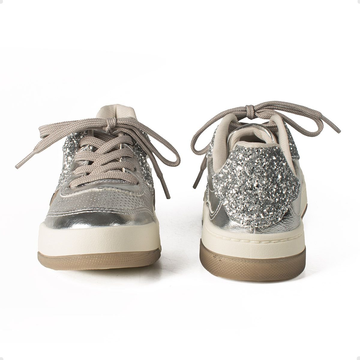 Tenis Moda Fem Dakota  G9921-0001 Prata 5