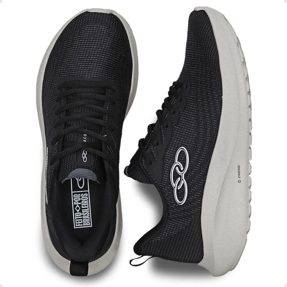 Tênis Running Feminino Olympikus Acqua Preto Preto 3