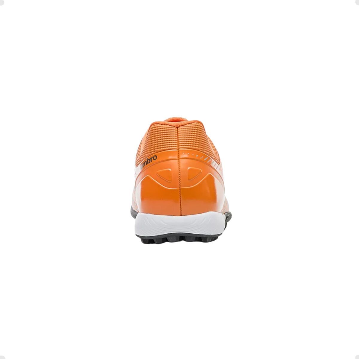 Chuteira Society Masculina Umbro Gravity Laranja Cinza 2