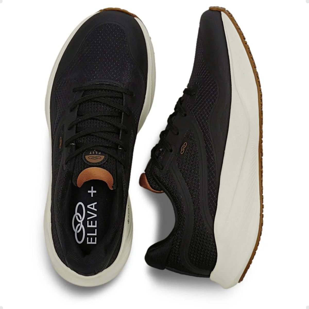 Tênis Running Feminino Olympikus Flit 4 Preto Preto 3