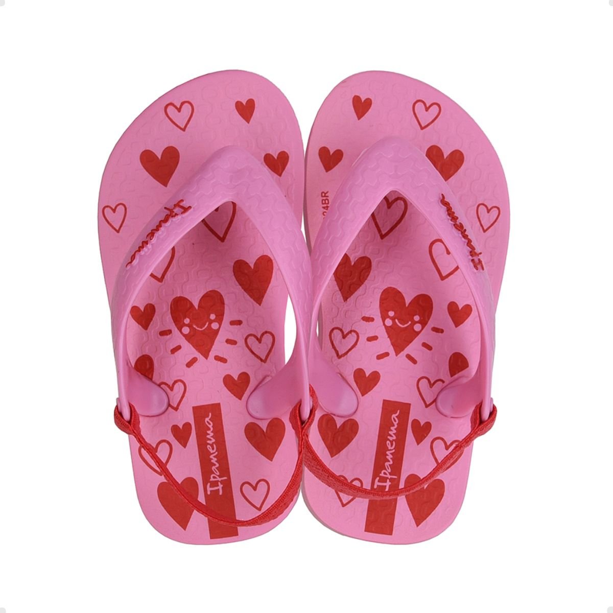 Chinelo Bebê Dedo Grendene Ipanema Classic Baby Rosa Rosa 1
