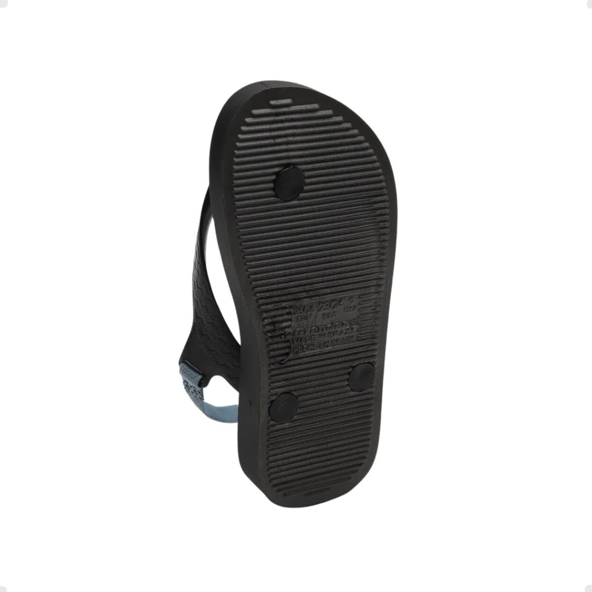 Chinelo Bebê Dedo Grendene Preto E Verde Preto 2