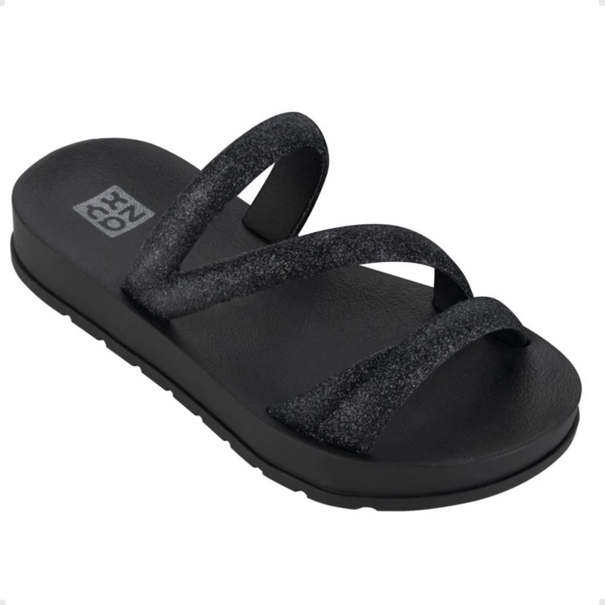 Tamanco Infantil Rasteiro Grendene Preto Preto 3