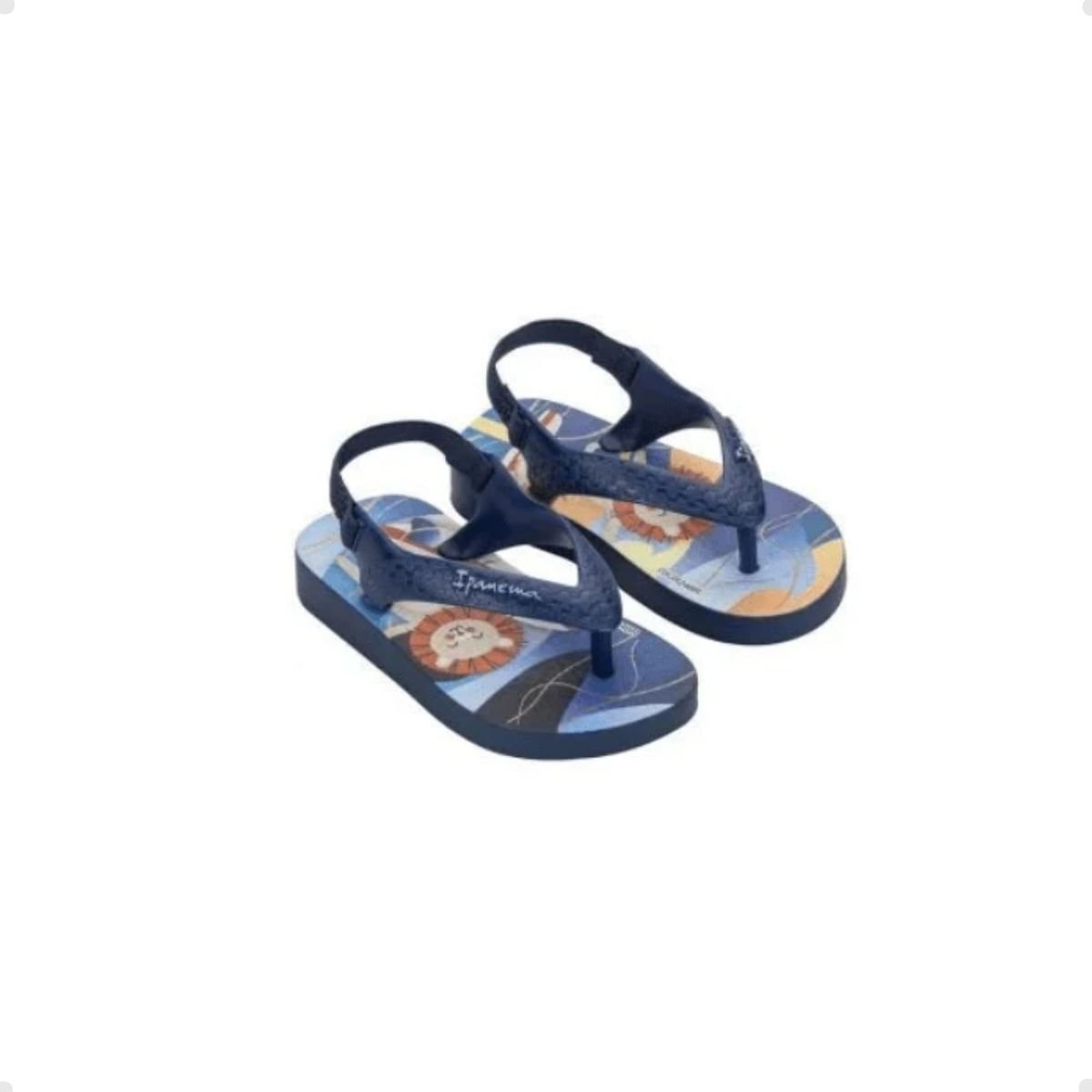 Chinelo Bebê Dedo Grendene Ipanema Azul Azul 2