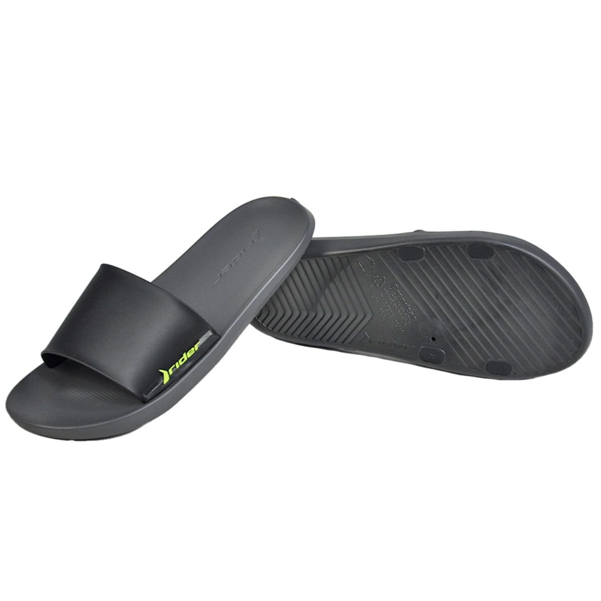 Chinelo Masculino Slide Rider Speed Slide Preto Preto 3