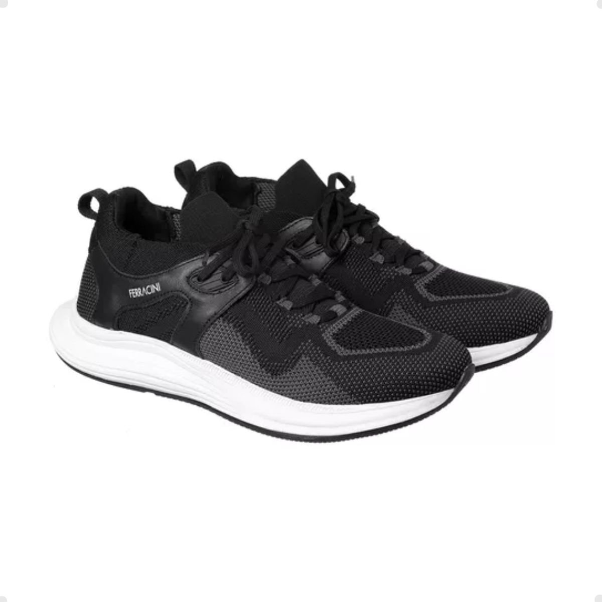 Sapatênis Masculino Ferracini Sneaker Preto Preto 2