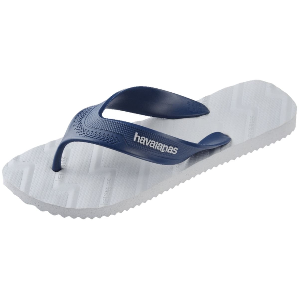 Chinelo Masculino Dedo Havaianas Track Waves Fc Cinza Azul 5